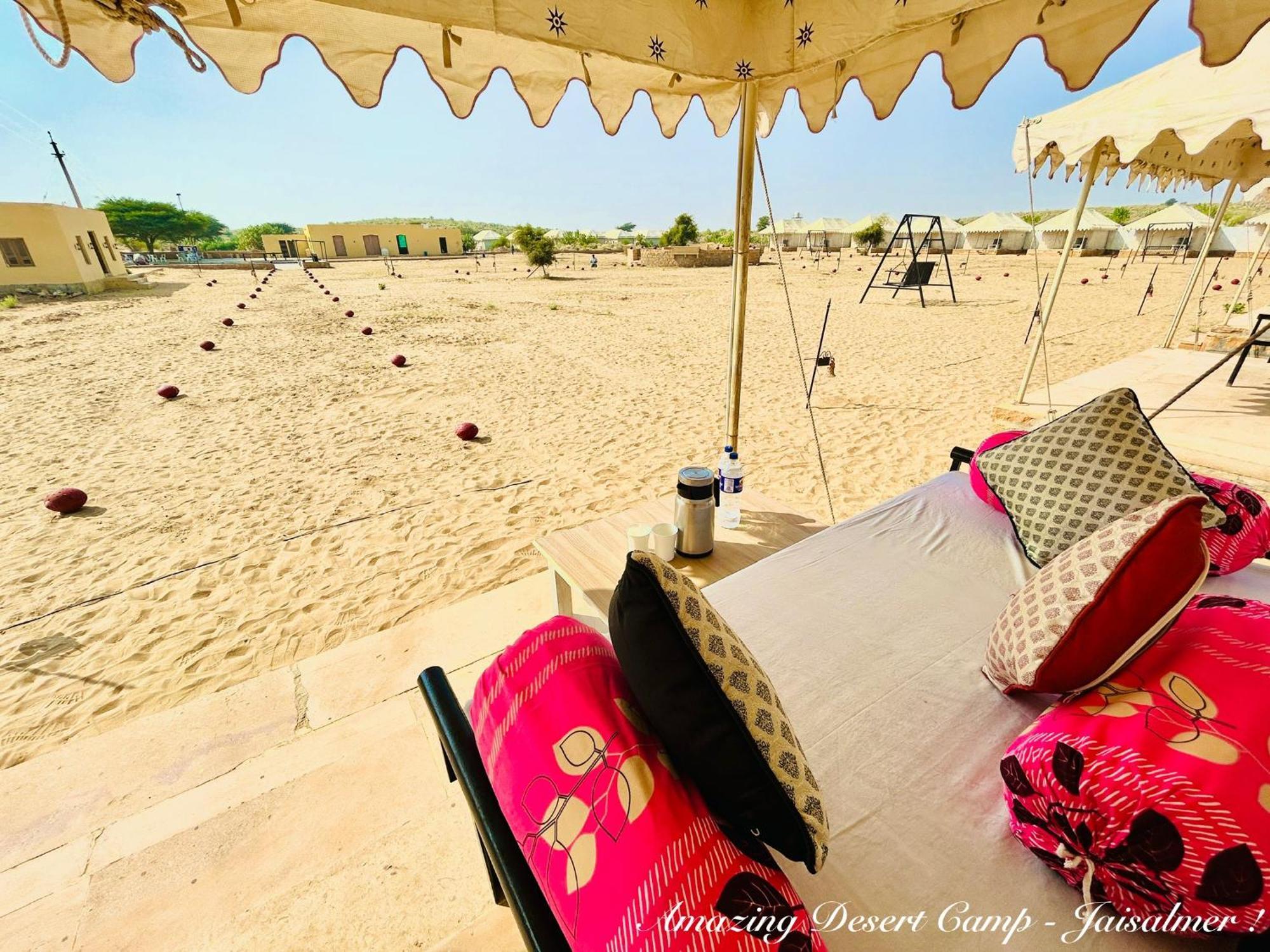 Amazing Desert Camp Hotel ไจซัลเมอร์ ภายนอก รูปภาพ