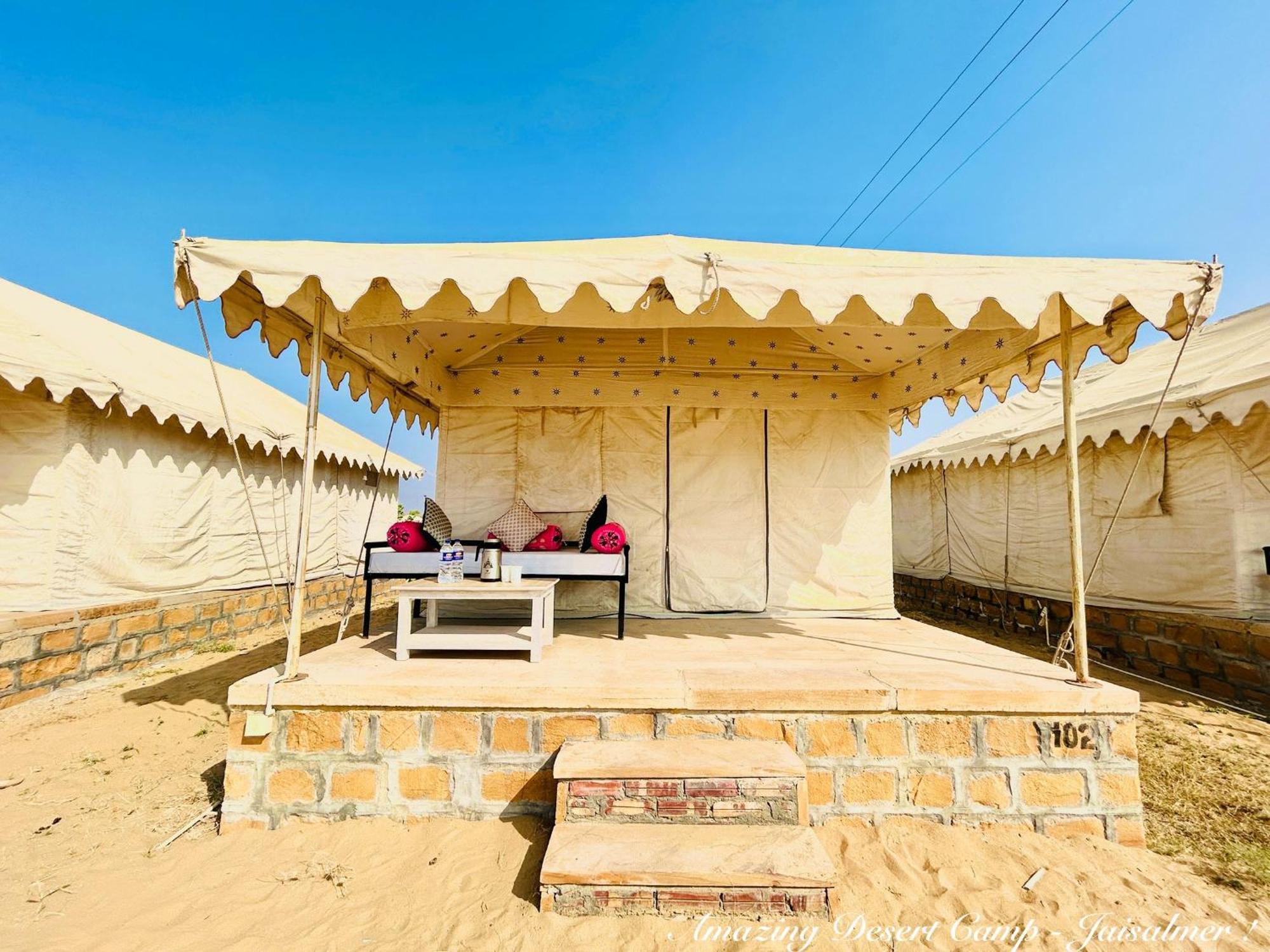 Amazing Desert Camp Hotel ไจซัลเมอร์ ภายนอก รูปภาพ