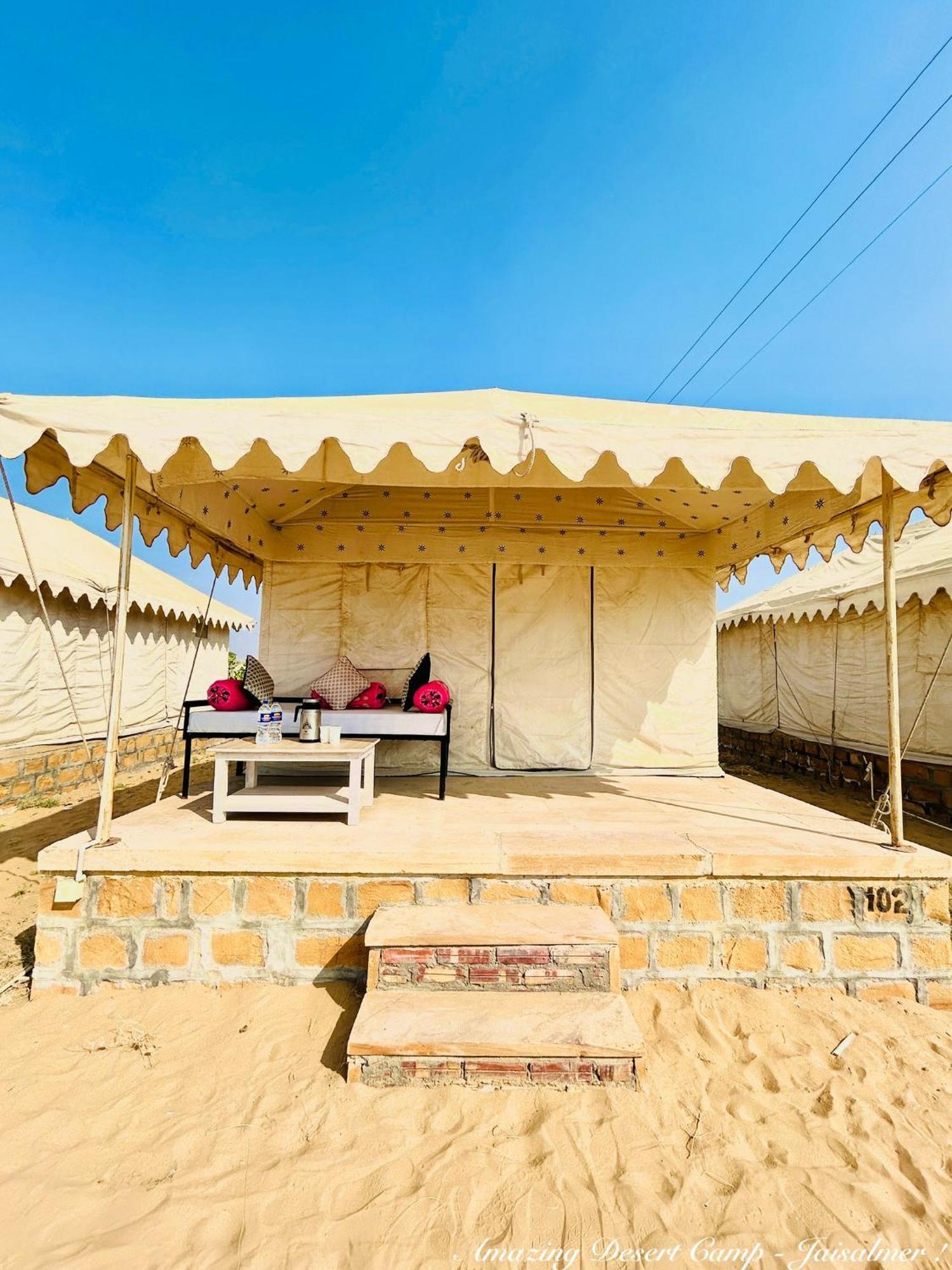 Amazing Desert Camp Hotel ไจซัลเมอร์ ภายนอก รูปภาพ